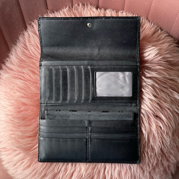 Black Coach long wallet - Picture 4 of 6